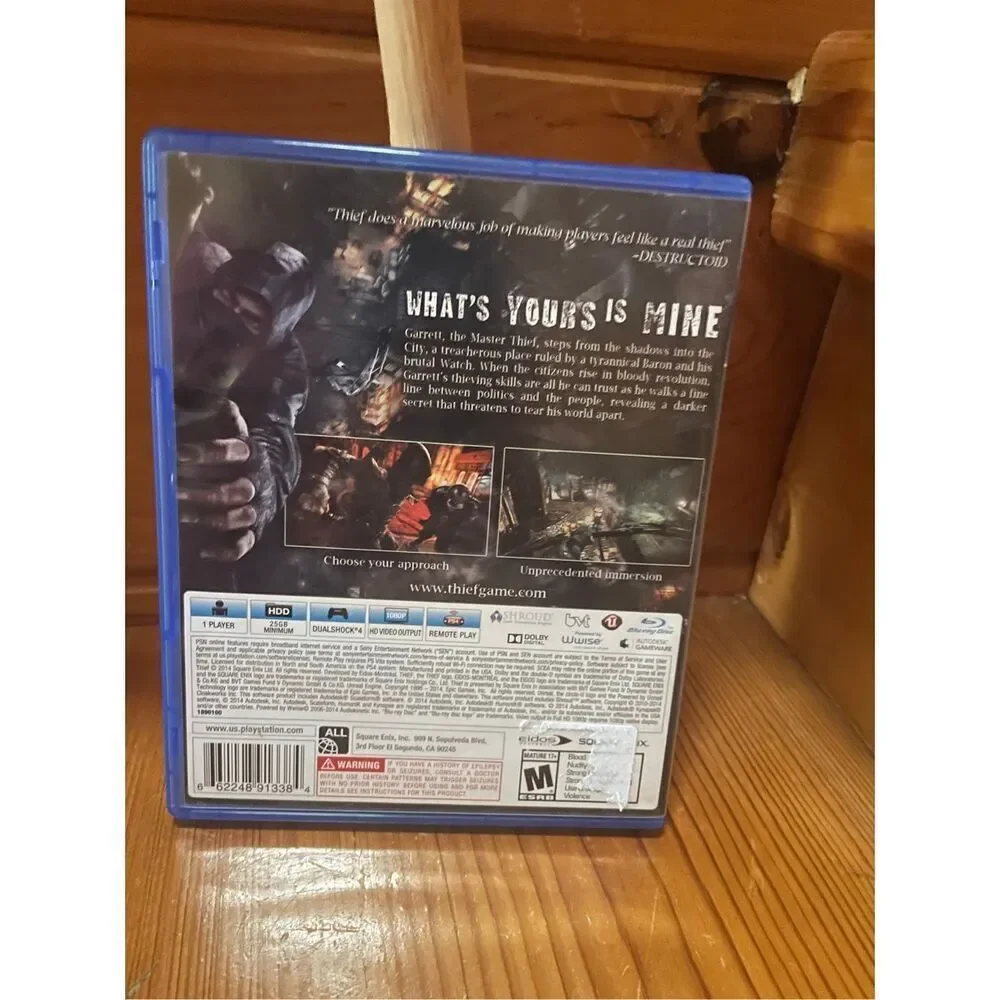 Thief (Sony PlayStation 4, 2014) PS4 Game